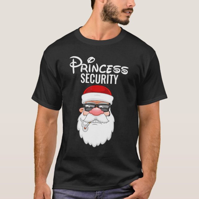 Princess Security Pappa Team Big Brother Announcem T Shirt (Framsida)