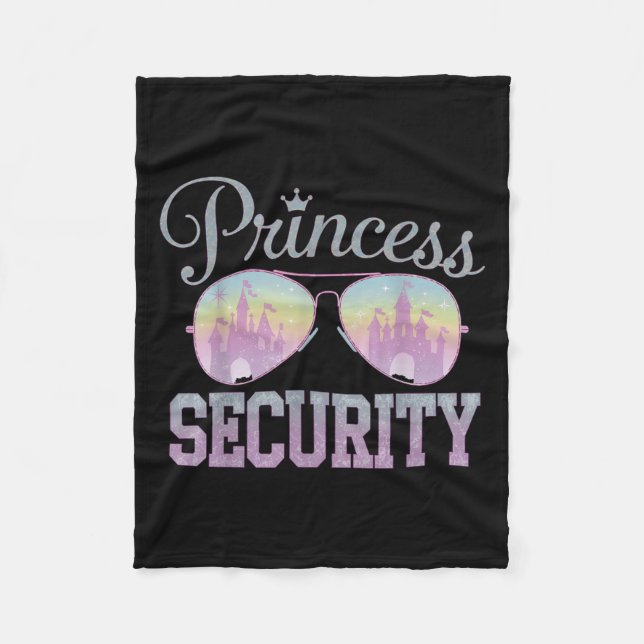 Princess Security Protection Retro Castle Manar Wo Fleecefilt (Framsidan)