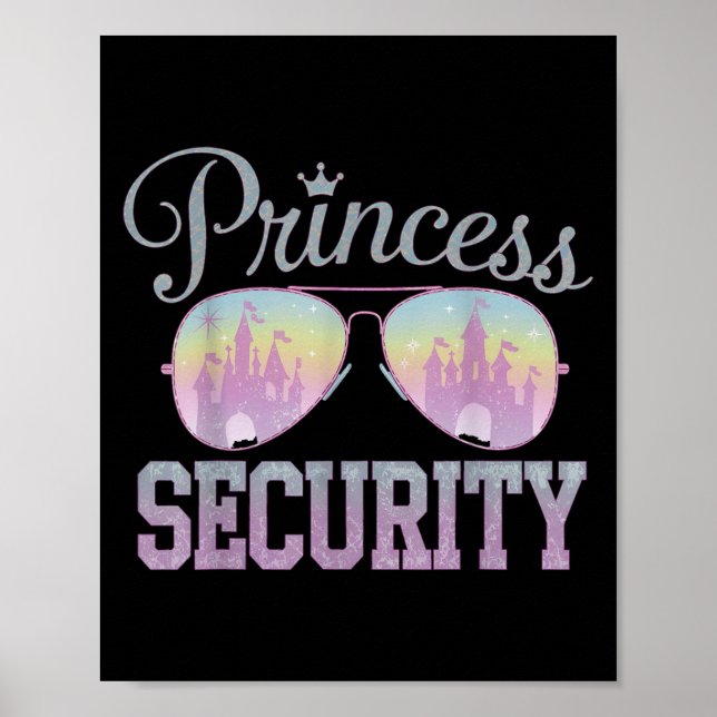 Princess Security Protection Retro Castle Manar Wo Poster (Framsidan)