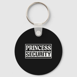 Princess Security Roligt Birthday Halloween fest d Nyckelring