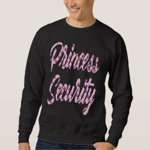 Princess Security Team Big Brother Announcement Fl Lång Ärmad Tröja