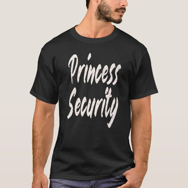 Princess Security Team Big Brother Birthday Announ T Shirt (Framsida)