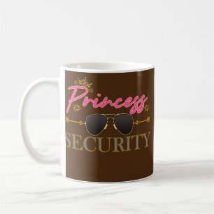 Princess Security Team Big Brother-meddelande Kaffemugg