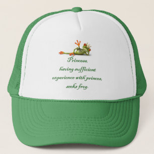 Princess Seeks Frog Cap Truckerkeps