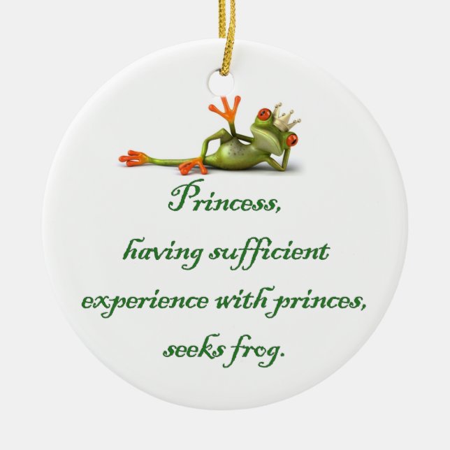 Princess Seeks Frog Ornament (Framsidan)