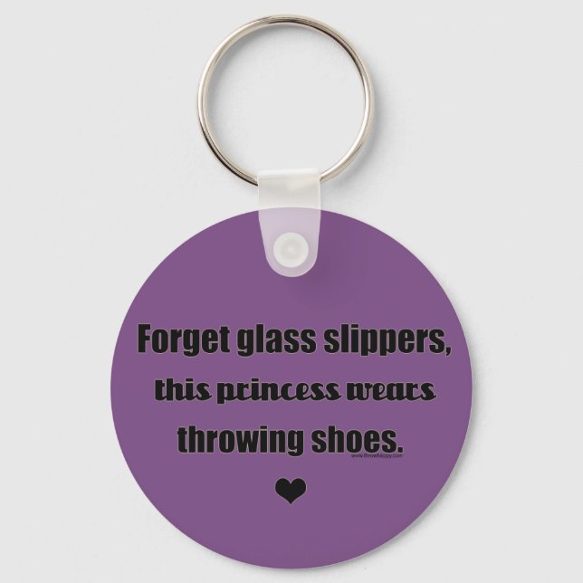 Princess Shot Put, Discus Throw Keychain Nyckelring (Framsida)