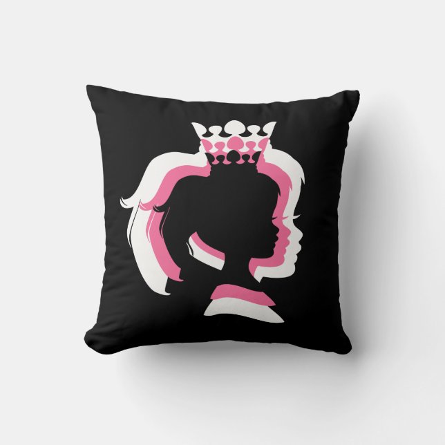 Princess Silhouette Kudde (Framsida)