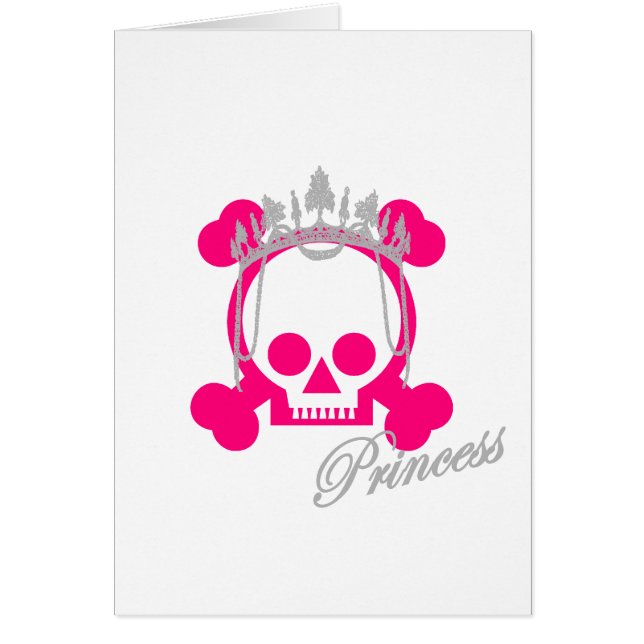 Princess Skalle Hälsningskort (Framsidan)
