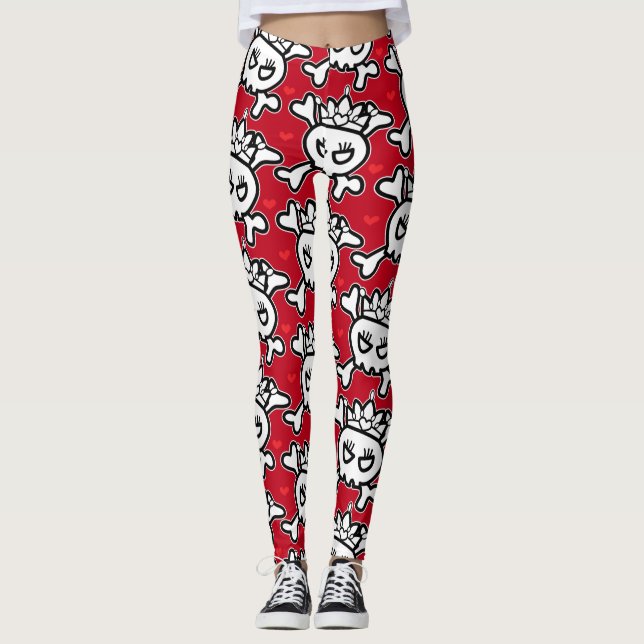 Princess Skull Leggings (Framsida)