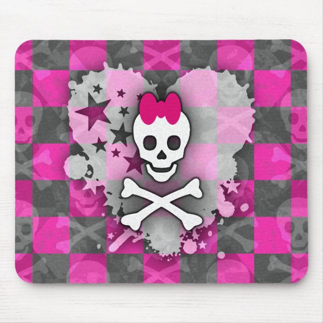 Princess Skull Mouse Pad Musmatta (Framsidan)