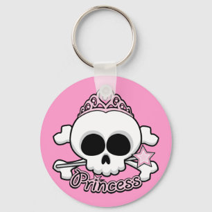 Princess Skull Nyckelring