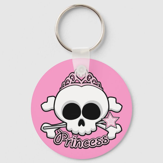 Princess Skull Nyckelring (Framsida)