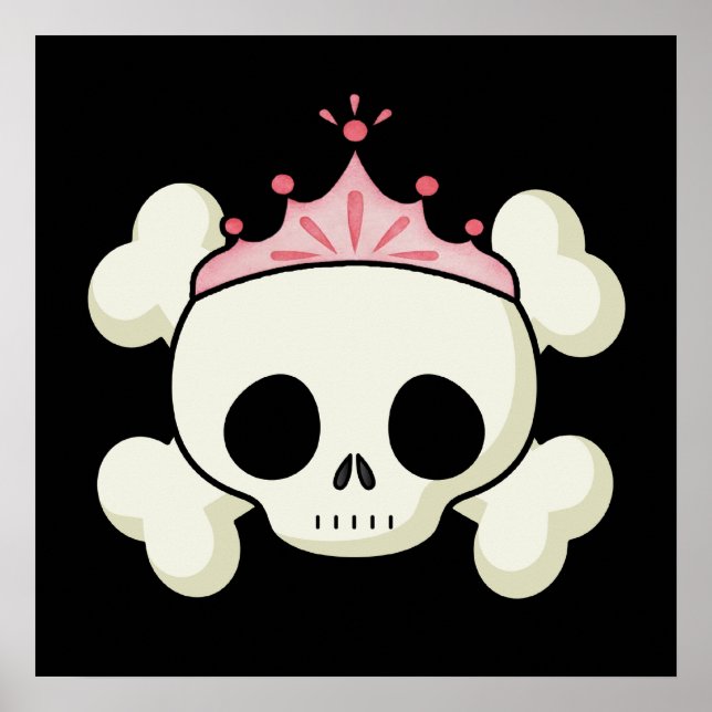 Princess Skull Poster (Framsidan)