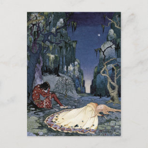 Princess Sova i skog Vykort