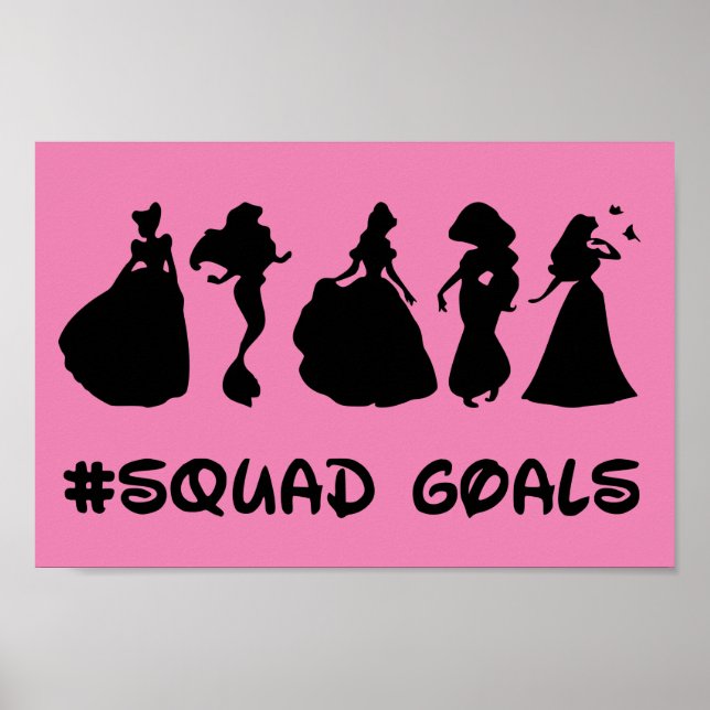Princess Squad Goals Poster (Framsidan)