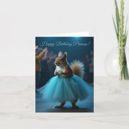 Princess Squirrel Helgkort