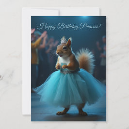 Princess Squirrel Julkort