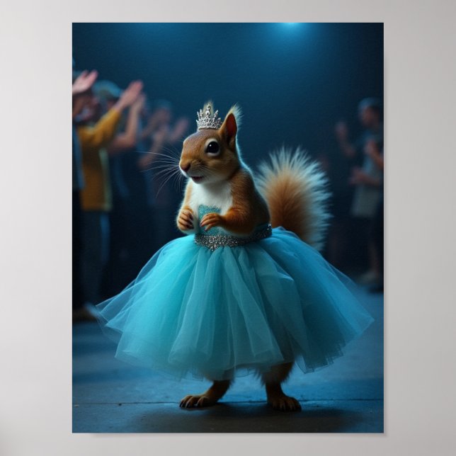 Princess Squirrel Poster (Framsidan)