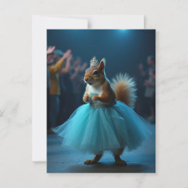 Princess Squirrel Vykort