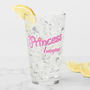 Princess Star-anpassad rosa-grafik Glaskopp