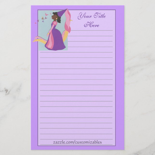 Princess Stationery Brevpapper (Framsida)