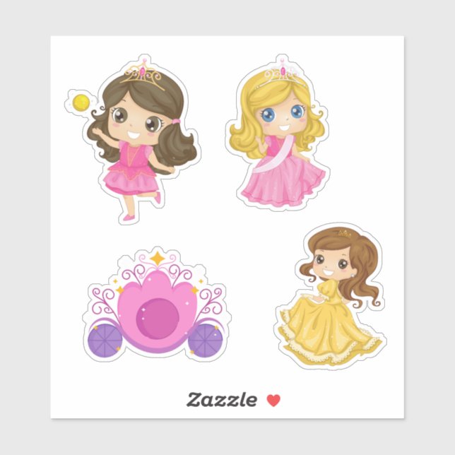 Princess Sticker Klistermärken (Ark)