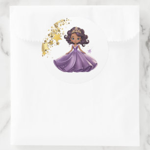 Princess Stickers Runt Klistermärke