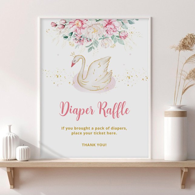 Princess Svan Diaper Raffle Poster (Skapare uppladdad)