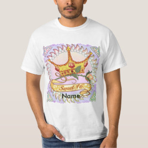 Princess Sweet 16-födelsedagspresent t-shirts