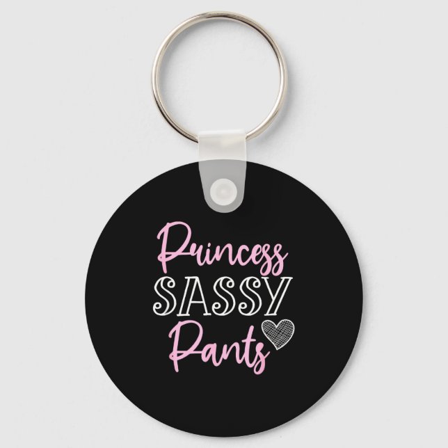 Princess Sy Pants Women Funny Quote  Nyckelring (Framsida)