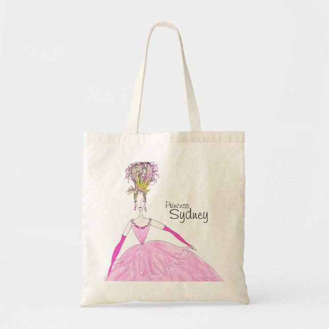 Princess Sydney Canvas Tote Tygkasse (Framsidan)