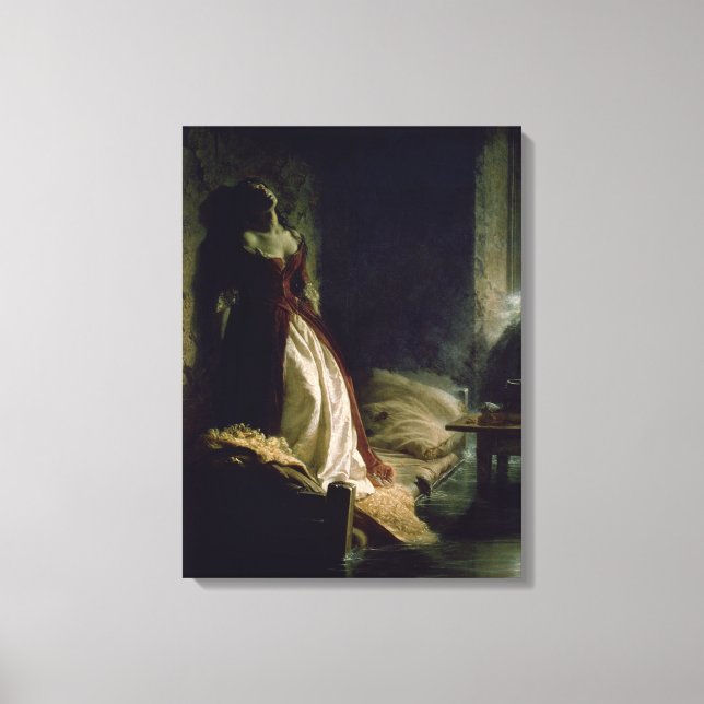 Princess Tarakanova, 1864 Canvastryck (Framsida)