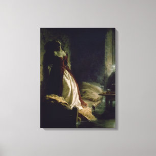 Princess Tarakanova, 1864 Canvastryck