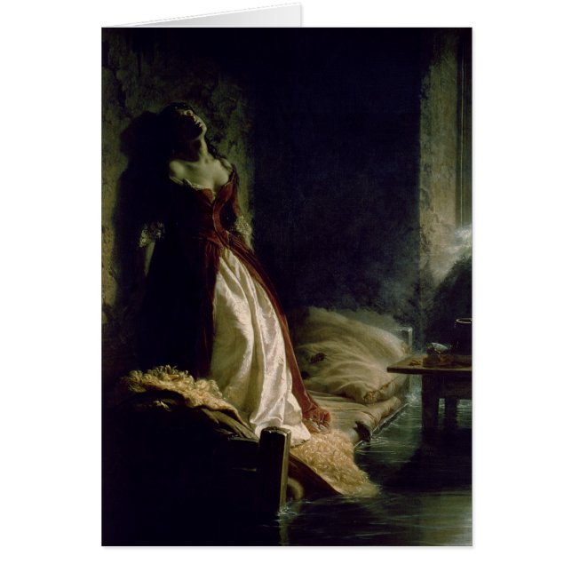 Princess Tarakanova, 1864 Hälsningskort (Framsidan)