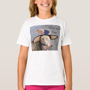 PRINCESS TATUS CAT Elegant Hat,Ro Vild och gratis T-shirt