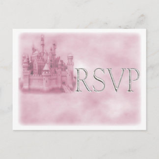 Princess Tema Bröllop OSA Postcards Inbjudan Vykort