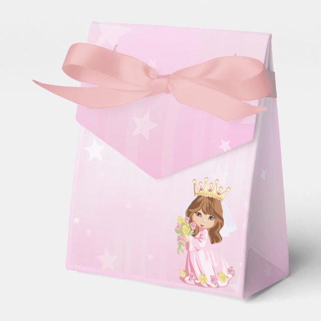 Princess Theme Favor Box Presentaskar (Framsidan Sidan)