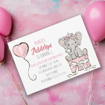 Princess Tiara Elephant Rosa Balloon 1:a födelseda