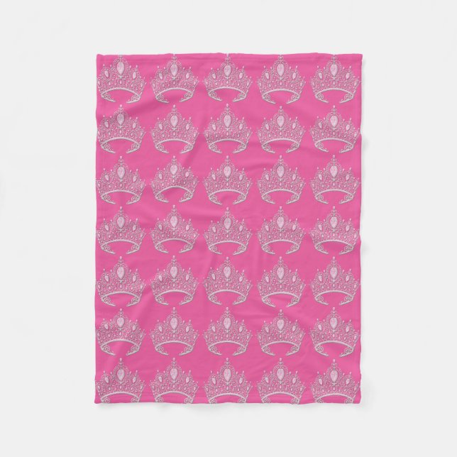 Princess Tiara Fleece Blanket (Framsidan)