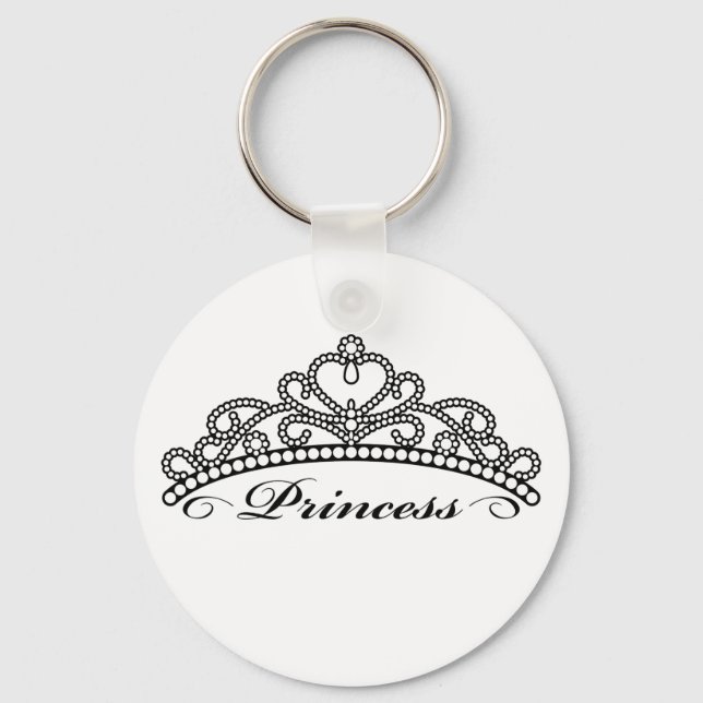Princess Tiara Keychain Nyckelring (Framsida)