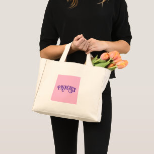 Princess Tote Bag Mini Tygkasse