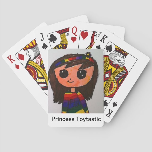 Princess Toytastic Leka Kort Casinokort (Baksidan)