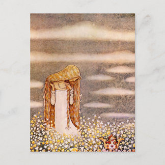 "Princess Tuvstarr" John Bauer Watercolor Vykort