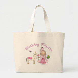 Princess Unicorn Birthday Girl Jumbo Tygkasse