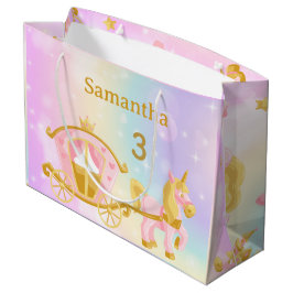 Princess Unicorn Gift Bag, Samantha 3rd Birthday 