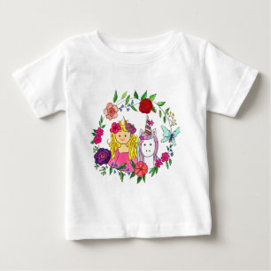Princess & Unicorn Wandan Baby Top & T-Shirt