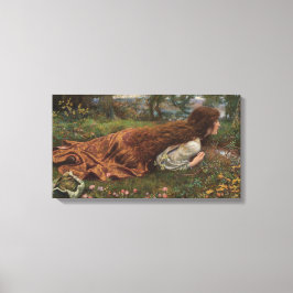 Princess ut ur skolan (av E.R. Hughes) Canvastryck