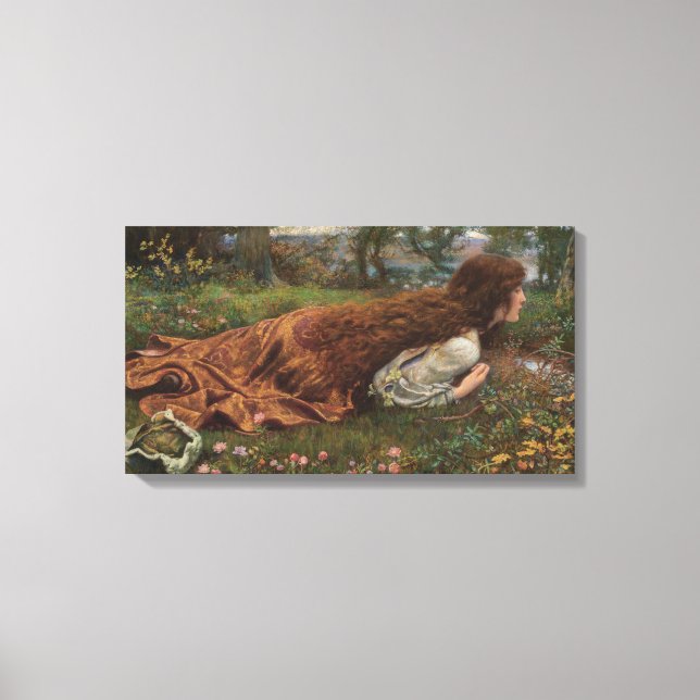 Princess ut ur skolan (av E.R. Hughes) Canvastryck (Framsida)