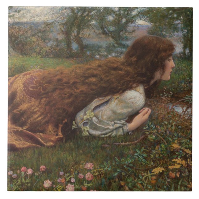 Princess ut ur skolan (av E.R. Hughes) Kakelplatta (Framsidan)