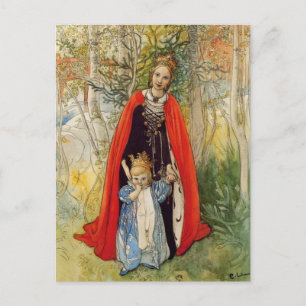Princess Vår Mor och dotter Vykort